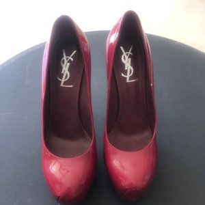 Authentic Yves Saint Laurent YSL Red Tribute Heels